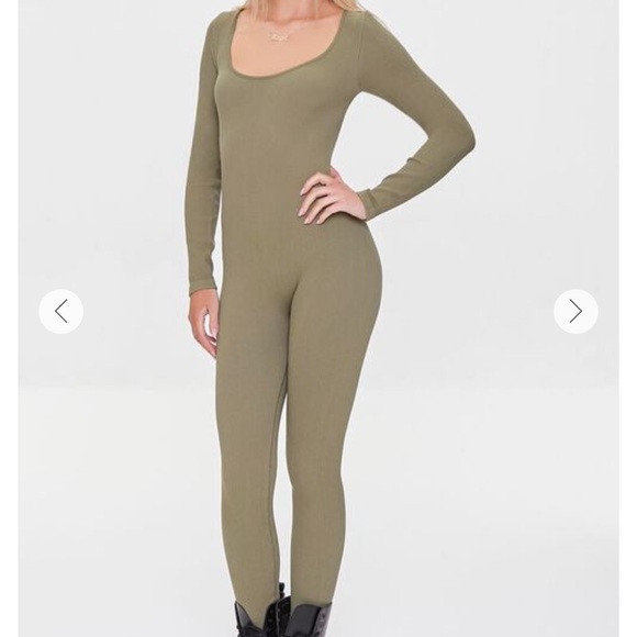 Forever 21 Fitted Long-sleeve Bodysuit - Picture 3 of 5